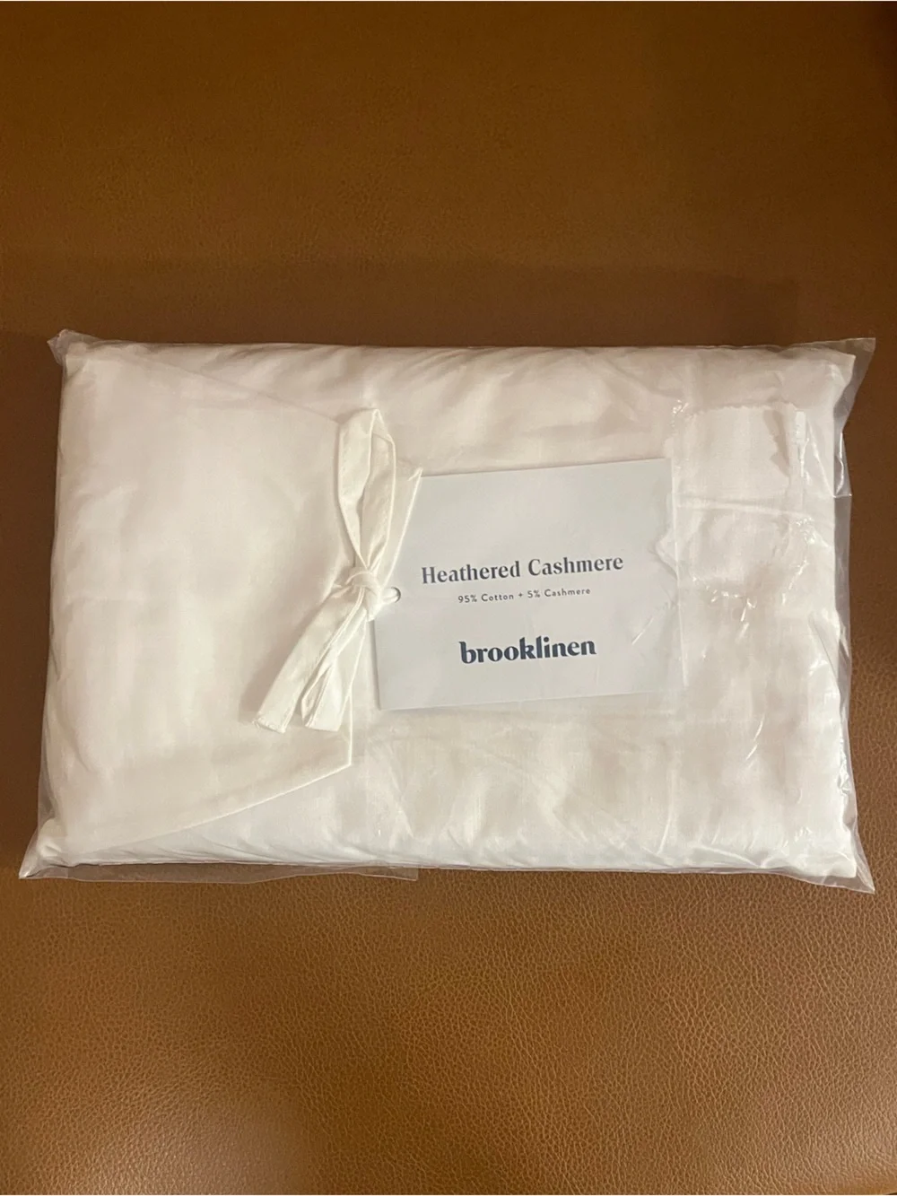 Brooklinen heathered cashmere